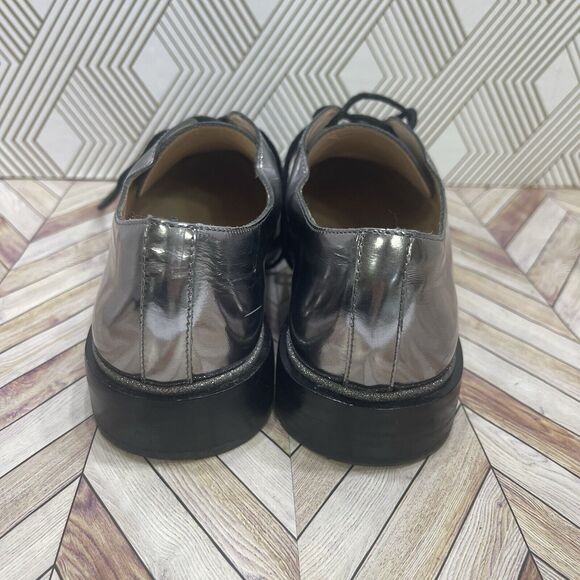NEW Vince Camuto Ciana‎ Metallic Leather Lace Up Womens Dress Shoes Sz 7.5 K1 - Picture 5 of 10